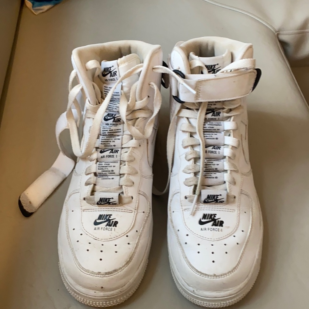 PRE owned Nike Airforce1 High LV8 Triple White
